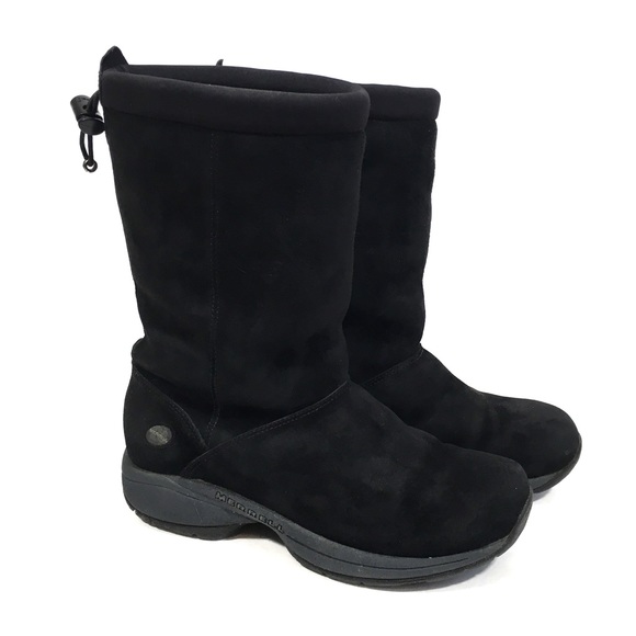 Merrell Shoes - Merrell | Primo Chill Massif Black Suede Snow Boots, Women's Size 6.5 (?)